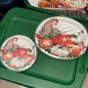 Pumpkin plate set